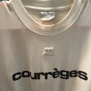 Courrèges Women's Long Sleeve Tee - White